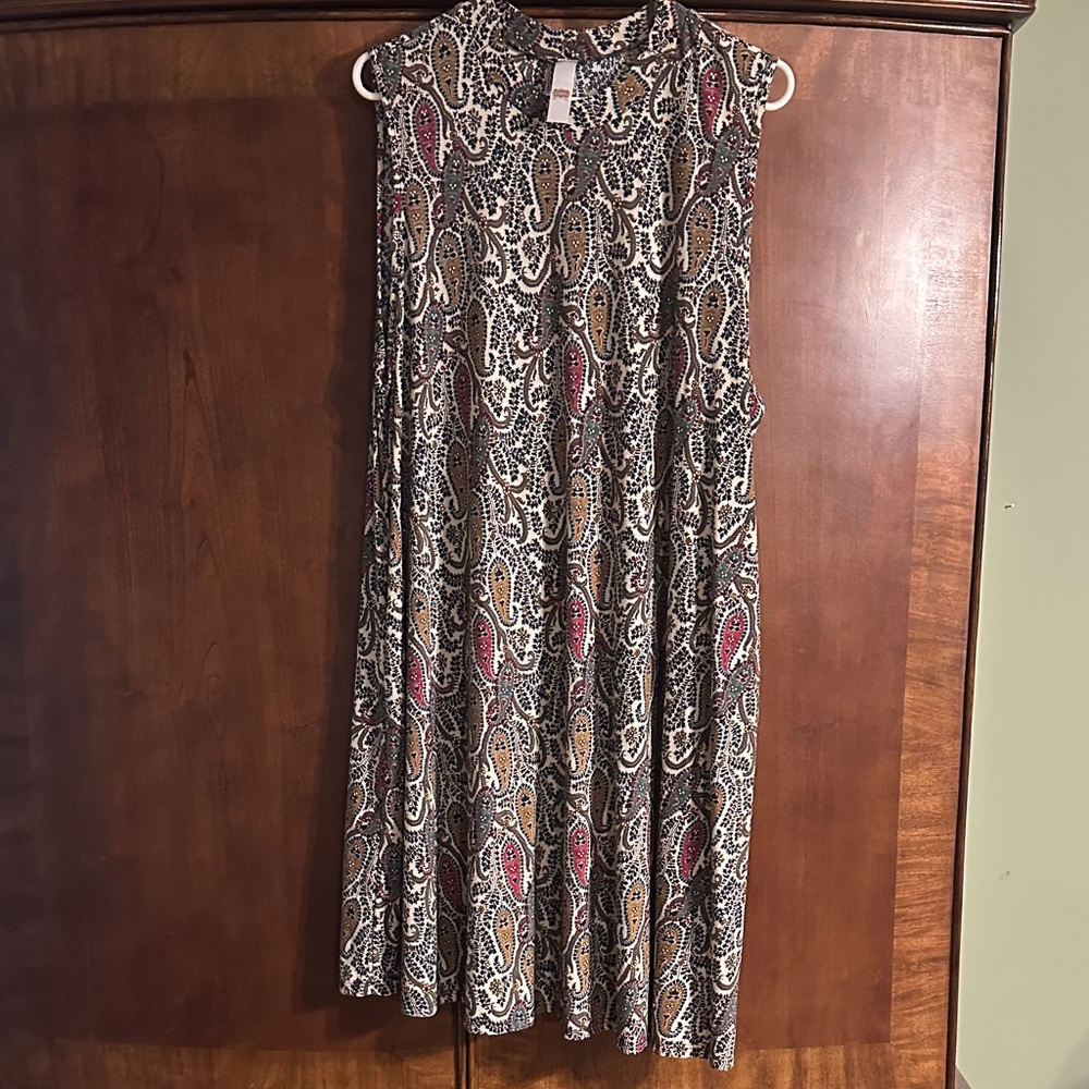Paisley Sleeveless Dress